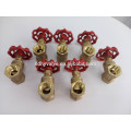 Brass rising stem gate valve with high quality
